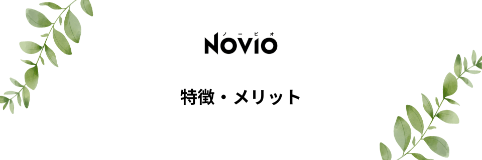 NOVIO(ノービオ)の特徴・メリット